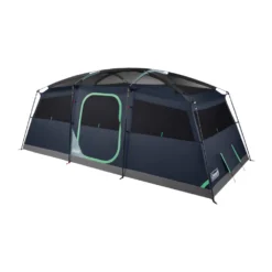 Coleman Sunlodge™ 10-Person Camping Tent, Blue Nights -Coleman 10P20CABIN20CONVENTIONAL Blue20Nights 2 Front Angle Fly20Off Windows20Up 1