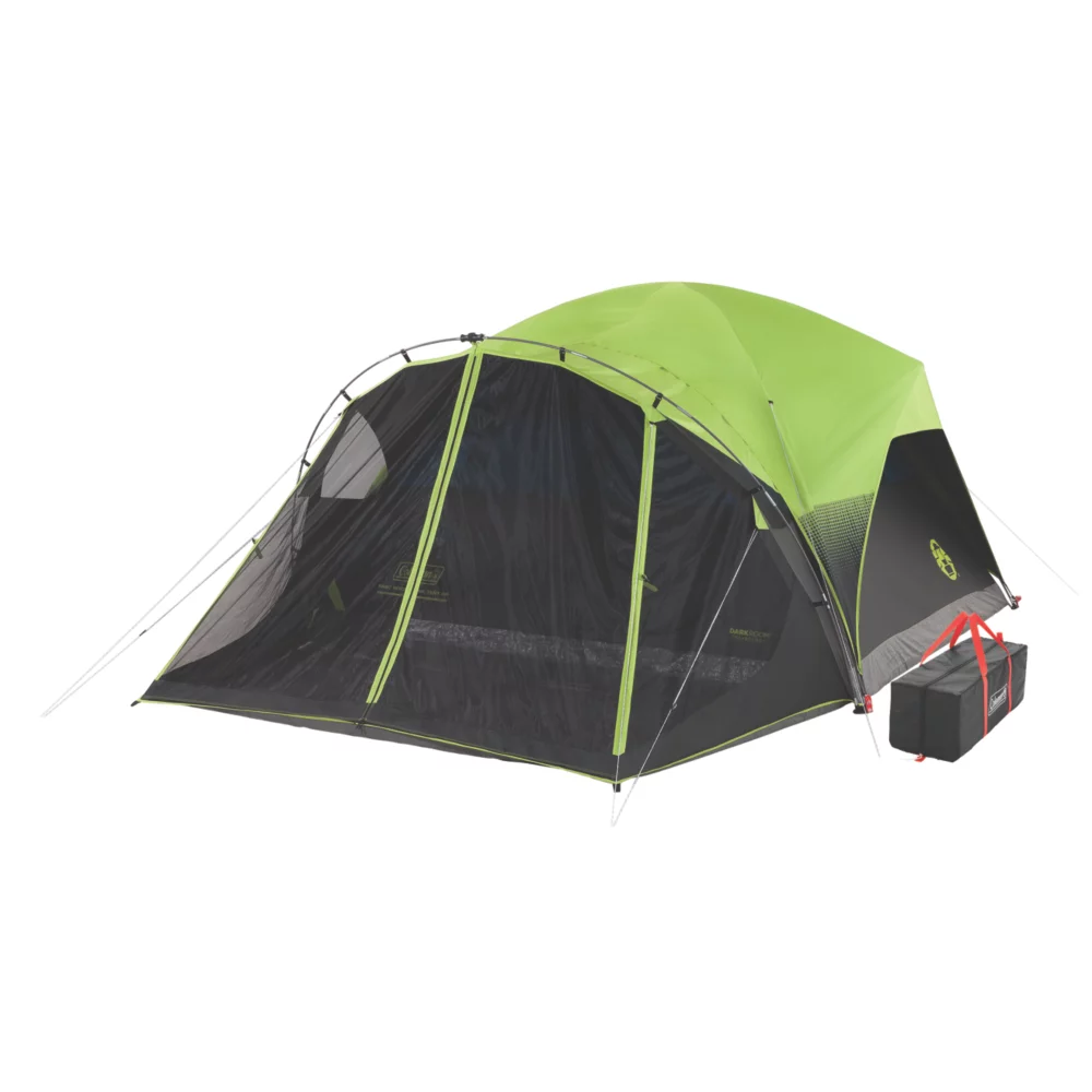 Coleman 6-Person Dark Room Fast Pitch Dome Tent With Screen Room 6 Coleman 6-Person Dark Room Fast Pitch Dome Tent With Screen Room - Image 4