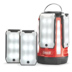 Coleman Quad® Pro 800L LED Lantern -Coleman 2000030727 coleman lantern quad pro multi panel c004 red straight on 5