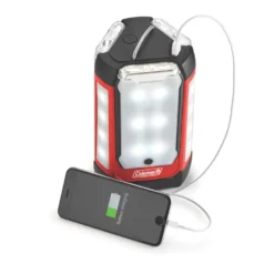 Coleman 3-panel 600 Lumen Lantern -Coleman 2000032684 coleman multi panel expansion 3 panel lantern trio red front of pack detail 1