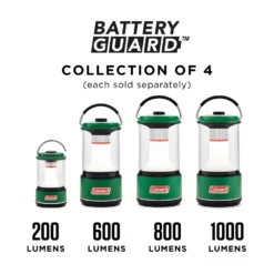 Coleman 1000 Lumens LED Lantern With BatteryGuard™, Green -Coleman 2000033983 6 ATF