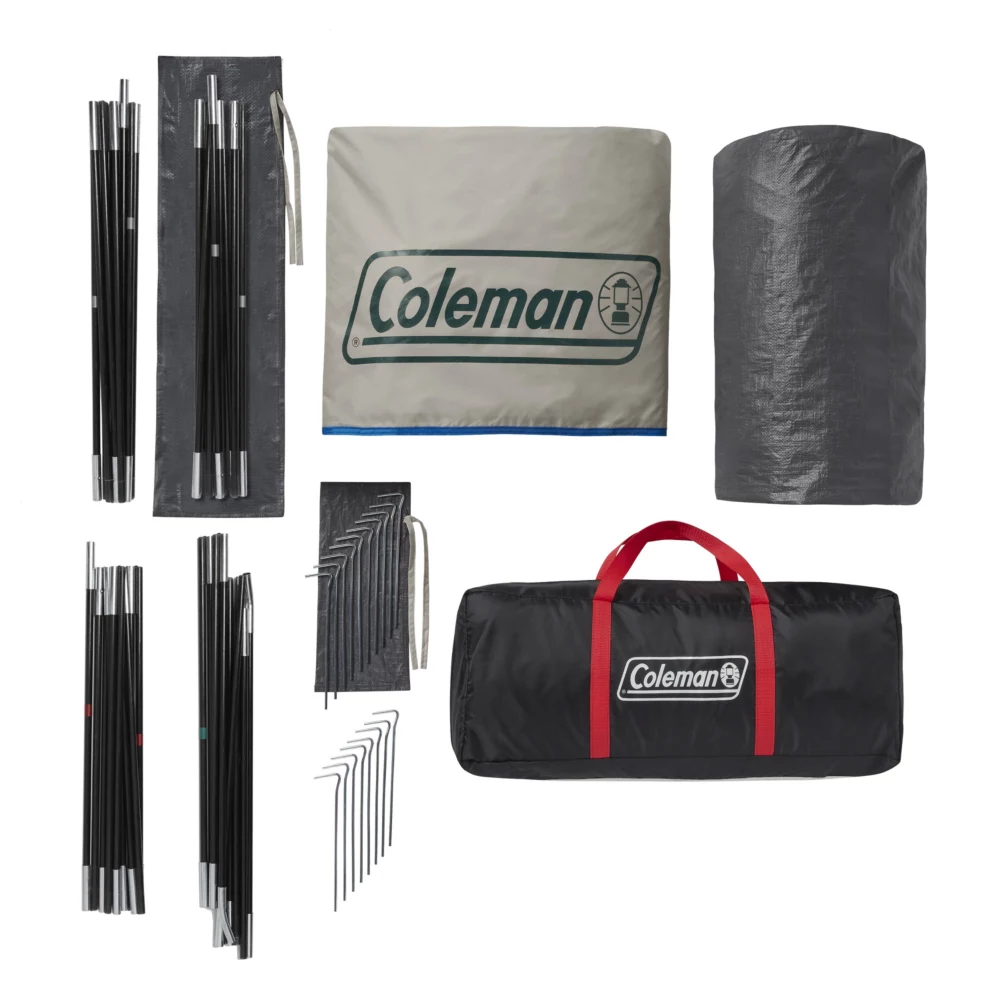 Coleman 6-Person Cabin Tent With Screened Porch, Evergreen 10 Coleman 6-Person Cabin Tent With Screened Porch, Evergreen - Image 8