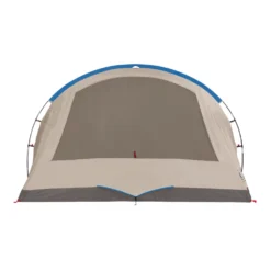 Coleman 4-Person Cabin Tent With Screened Porch, Evergreen -Coleman 2000035608 Coleman 2020 US FlyOff StraightOn Back WindowClosed RET