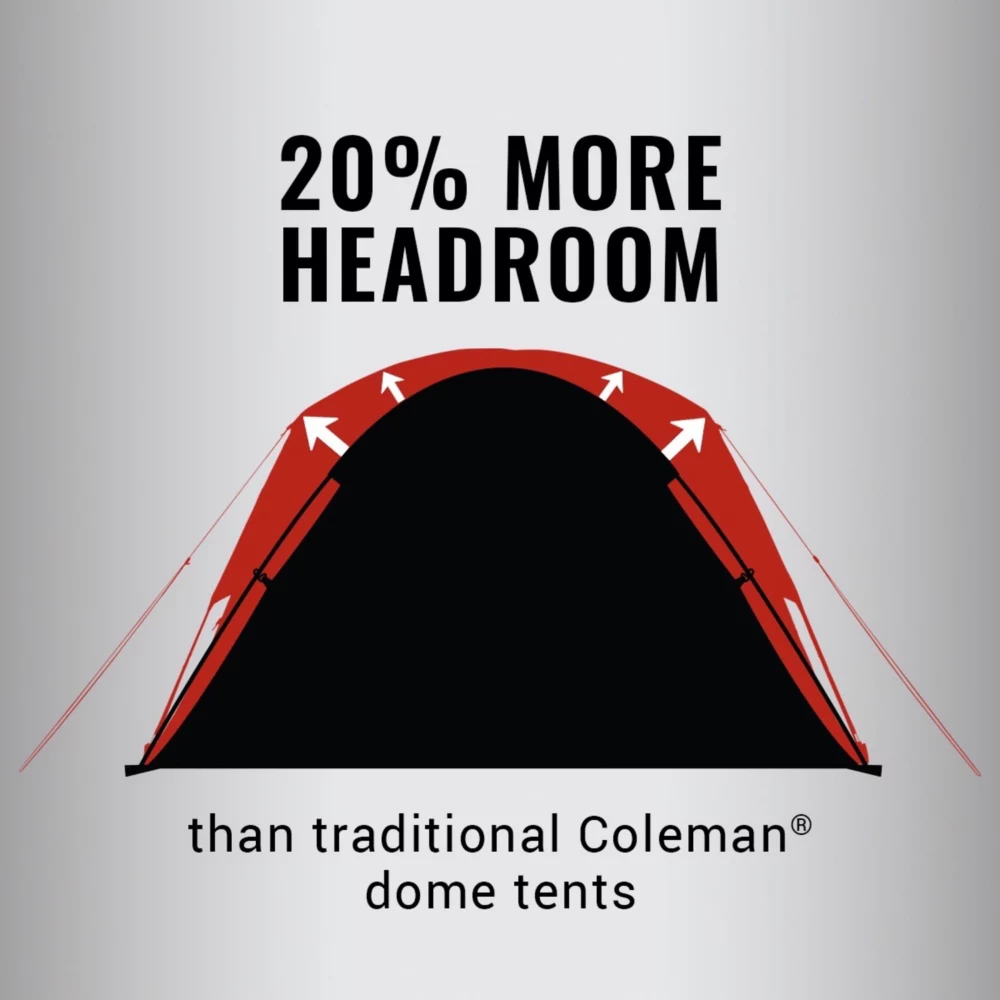 Coleman 8-Person Dark Room™ Skydome™ Camping Tent 6 Coleman 8-Person Dark Room™ Skydome™ Camping Tent - Image 4