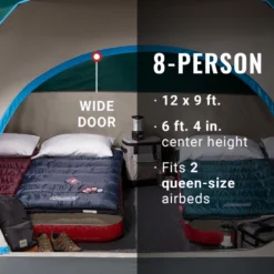 Coleman 8-Person Skydome™ Camping Tent -Coleman 2000035803 GSM ATF 5