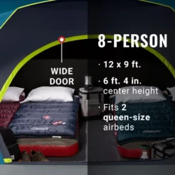 Coleman 8-Person Dark Room™ Skydome™ Camping Tent 16 Coleman 8-Person Dark Room™ Skydome™ Camping Tent -Coleman 2000035973 GSM ATF 6