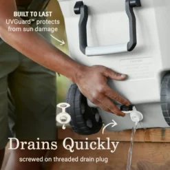 Coleman Atlas Series 100-Quart Marine Cooler With Wheels -Coleman 2156016 ATF4