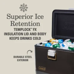 Coleman 1900 Collection™ 20-Quart Steel Belted® Cooler 11 Coleman 1900 Collection™ 20-Quart Steel Belted® Cooler -Coleman 2156043 1900Collection 20QT Cooler ATF3