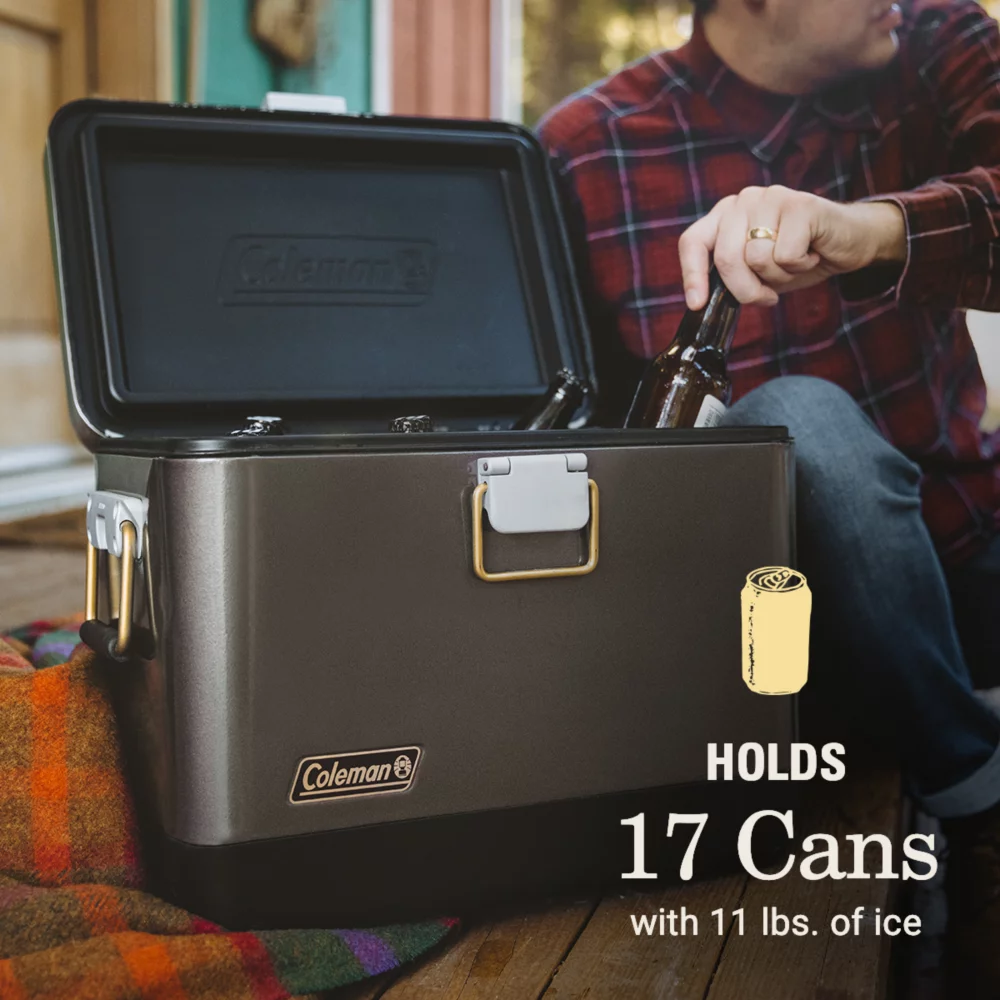 Coleman 1900 Collection™ 20-Quart Steel Belted® Cooler 6 Coleman 1900 Collection™ 20-Quart Steel Belted® Cooler - Image 4