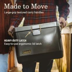 Coleman 1900 Collection™ 20-Quart Steel Belted® Cooler 13 Coleman 1900 Collection™ 20-Quart Steel Belted® Cooler -Coleman 2156043 1900Collection 20QT Cooler ATF5
