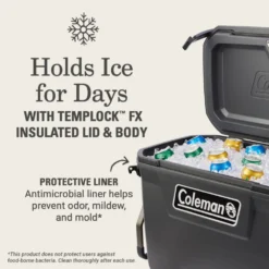 Coleman Convoy™ Series 65-Quart Cooler With Wheels 11 Coleman Convoy™ Series 65-Quart Cooler With Wheels -Coleman 2156115 ATF3