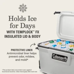 Coleman Convoy™ Series 100-Quart Cooler With Wheels 10 Coleman Convoy™ Series 100-Quart Cooler With Wheels -Coleman 2156118 ATF3