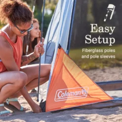 Coleman Skyshade™ 8 X 8 Screen Dome Canopy -Coleman 2156422 ShelterSkyshadeScreendome8x8 Fog ATF4