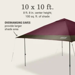 Coleman OASIS™ 10 X 10 Canopy -Coleman 2157495 Oasis10x10CanopyBlackberry ATF6
