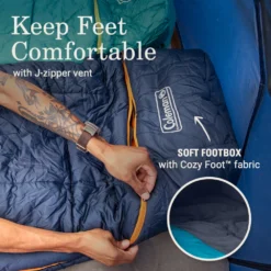 Coleman Big Bay™ 20° Big & Tall Contour Sleeping Bag -Coleman 2158165 ATF6