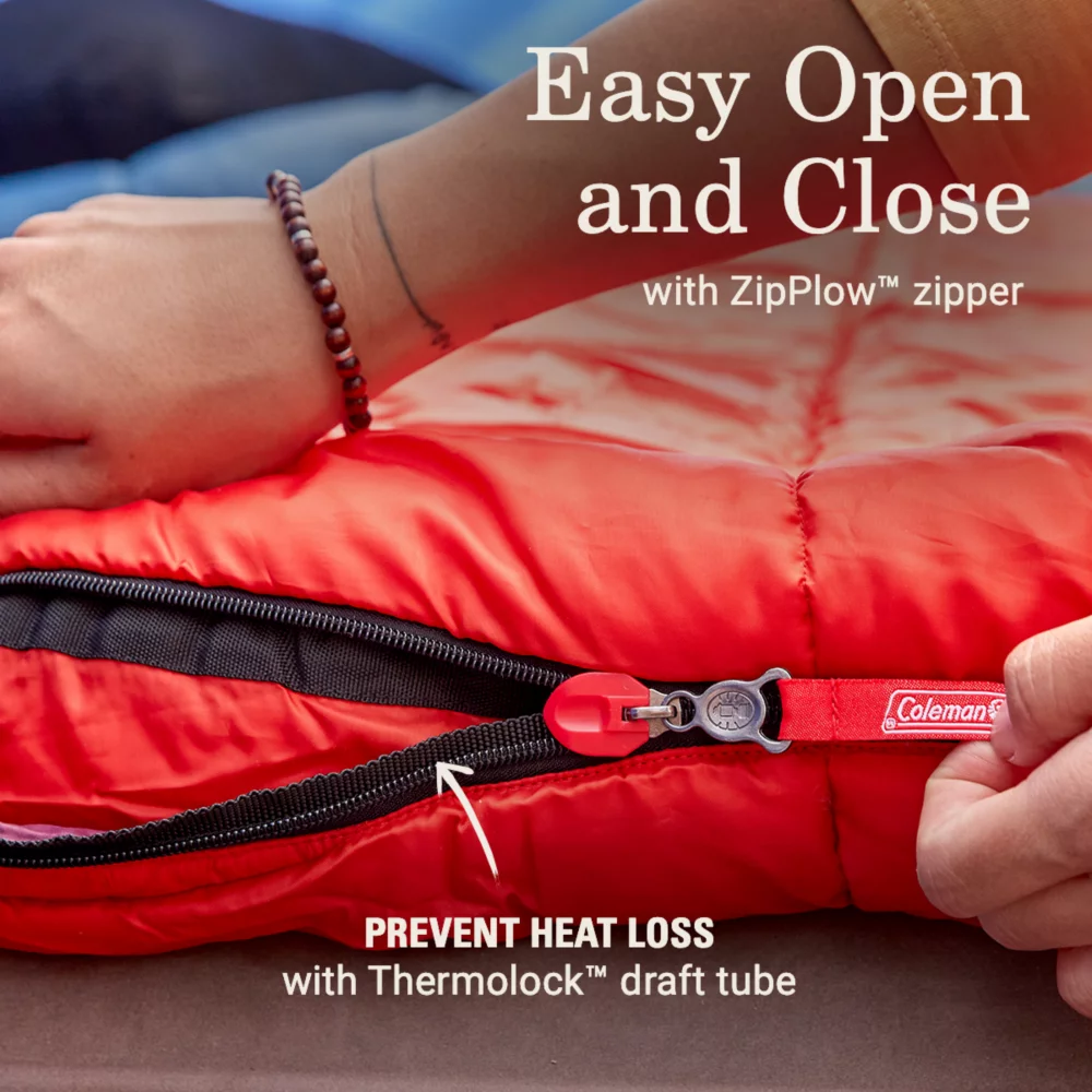 Coleman Tidelands™ 40° Mummy Sleeping Bag 6 Coleman Tidelands™ 40° Mummy Sleeping Bag - Image 4
