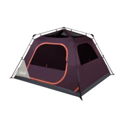 Coleman Skylodge™ 6-Person Instant Camping Tent, Blackberry 16 Coleman Skylodge™ 6-Person Instant Camping Tent, Blackberry -Coleman 6P CbnInstnt Blckbrry 2 FrontAngleRight FlyOff