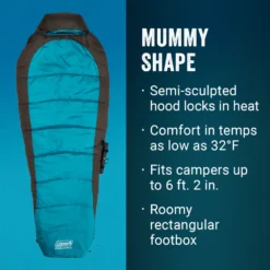 Coleman OneSource™ Heated Sleeping Bag & Rechargeable Battery 12 Coleman OneSource™ Heated Sleeping Bag & Rechargeable Battery -Coleman Coleman 2000037151 OneSource HeatedSleepingBag ATF5