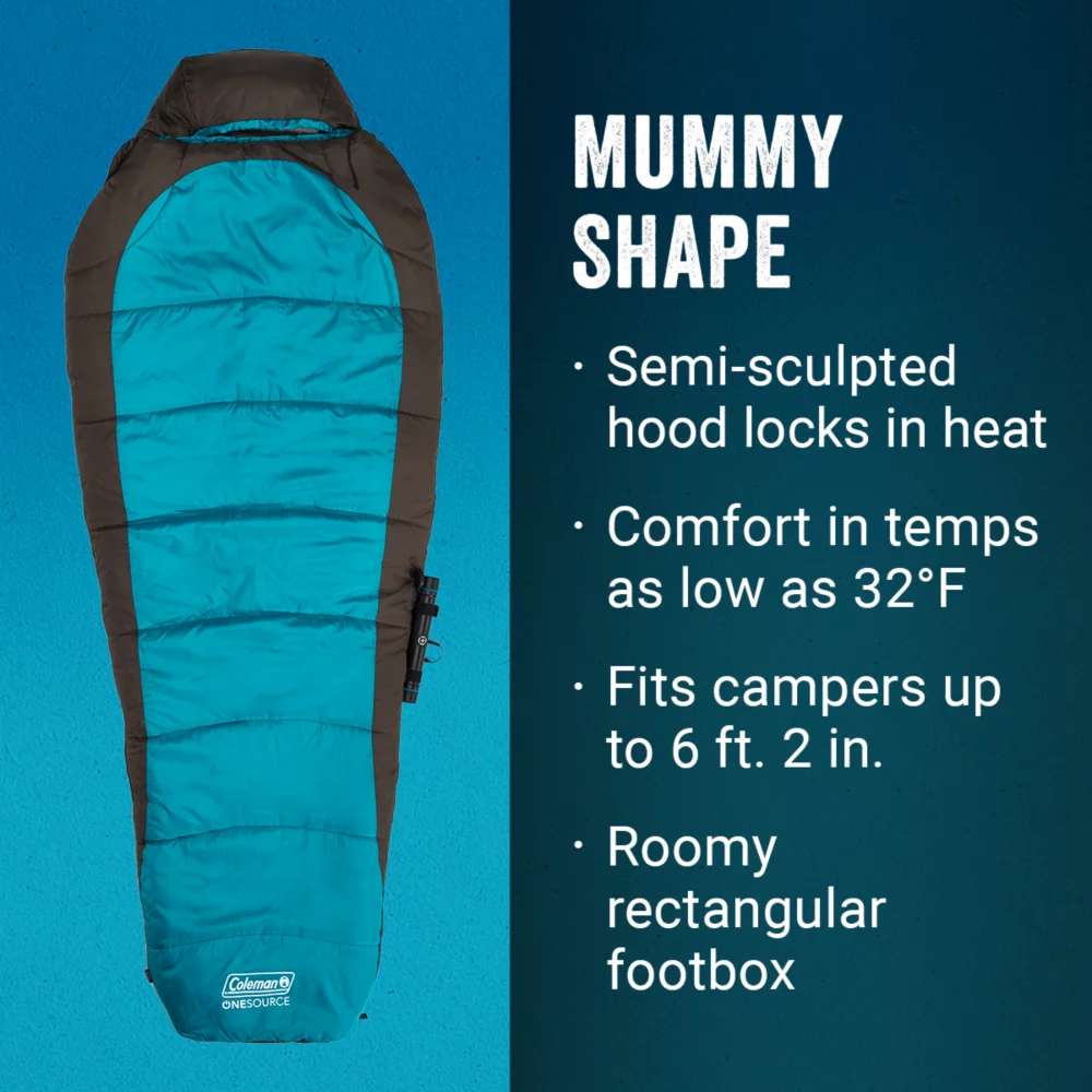 Coleman OneSource™ Heated Sleeping Bag & Rechargeable Battery 7 Coleman OneSource™ Heated Sleeping Bag & Rechargeable Battery - Image 5