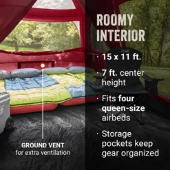 Coleman Skylodge™ 12-Person Camping Tent, Blackberry 15 Coleman Skylodge™ 12-Person Camping Tent, Blackberry -Coleman Coleman 2000037534 Skylodge 12P ATF6