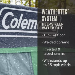 Coleman Skylodge™ 10-Person Instant Camping Tent With Screen Room, Blue Nights 13 Coleman Skylodge™ 10-Person Instant Camping Tent With Screen Room, Blue Nights -Coleman Coleman 2000037545 Skylodge Instant ScreenRoom 10P ATF4