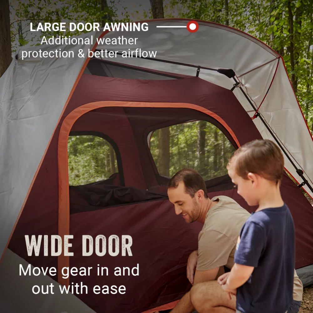 Coleman Skylodge™ 4-Person Instant Camping Tent, Blackberry 6 Coleman Skylodge™ 4-Person Instant Camping Tent, Blackberry - Image 4