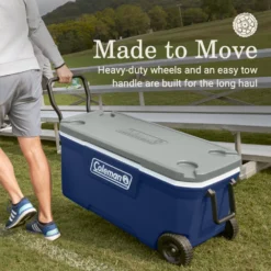 Coleman 316 Series™ 100-Quart Wheeled Cooler 11 Coleman 316 Series™ 100-Quart Wheeled Cooler -Coleman Coleman 316 100QuartWheeled Twilight ATF2