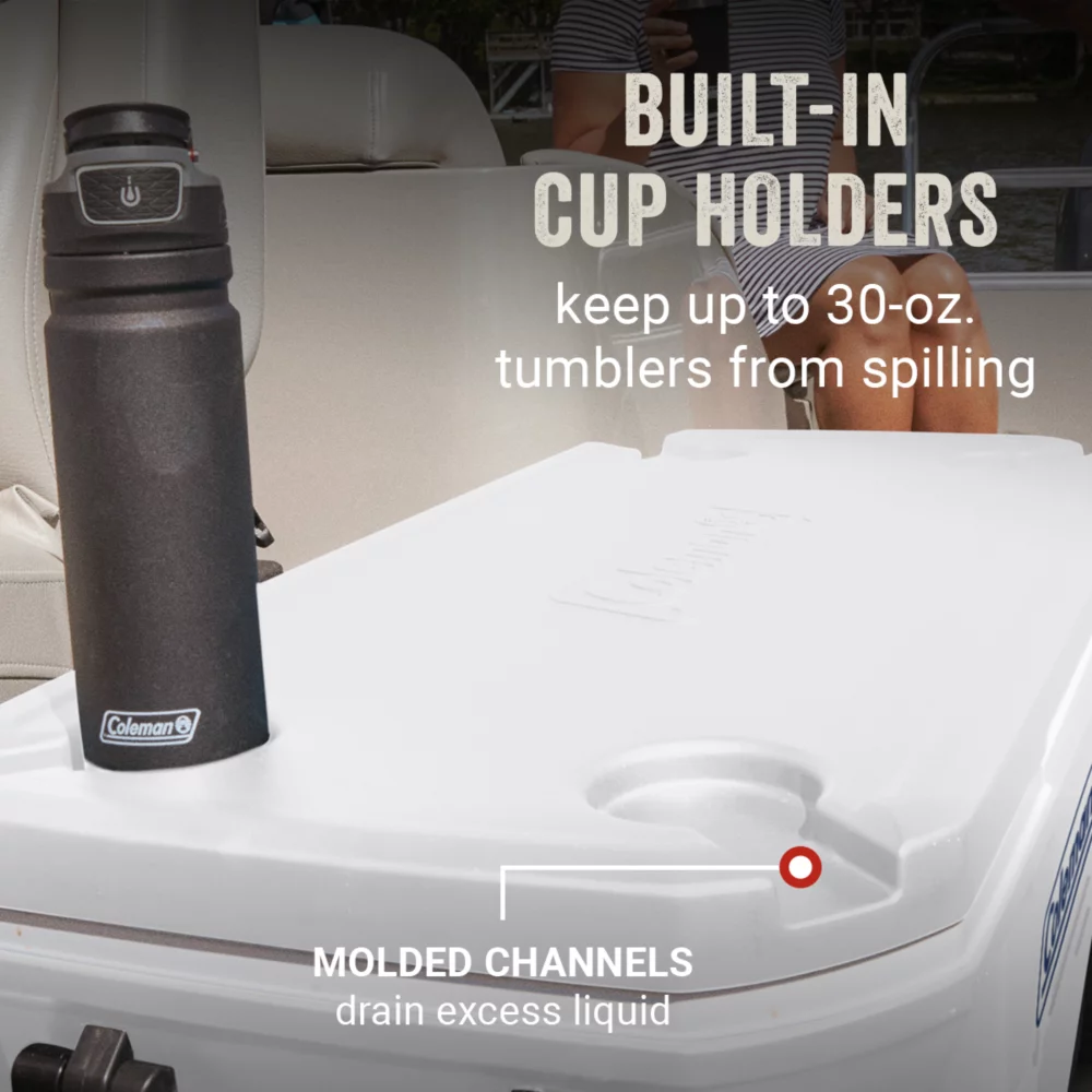 Coleman 316 Series™ 100-Quart Marine Wheeled Cooler 7 Coleman 316 Series™ 100-Quart Marine Wheeled Cooler - Image 5