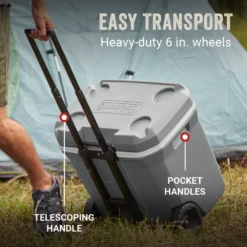 Coleman 316 Series™ 65-Quart Wheeled Cooler 11 Coleman 316 Series™ 65-Quart Wheeled Cooler -Coleman Coleman 316 Series 65QT Rock ATF3