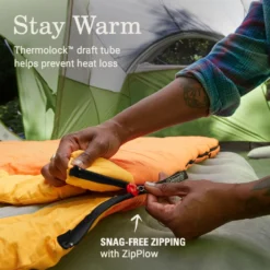 Coleman Arch Bay™ 15°F Big & Tall Sleeping Bag 11 Coleman Arch Bay™ 15°F Big & Tall Sleeping Bag -Coleman Coleman ArchBay SleepingBags 15F Daffodil BT ATF4