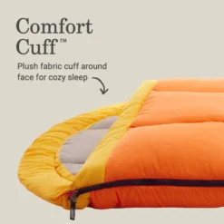 Coleman Arch Bay™ 15°F Big & Tall Sleeping Bag 12 Coleman Arch Bay™ 15°F Big & Tall Sleeping Bag -Coleman Coleman ArchBay SleepingBags 15F Daffodil BT ATF5