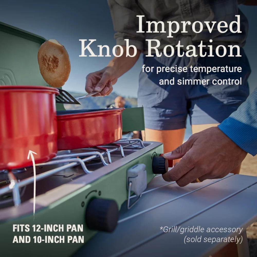 Coleman Cascade™ 222 2-Burner Camping Stove 6 Coleman Cascade™ 222 2-Burner Camping Stove - Image 4