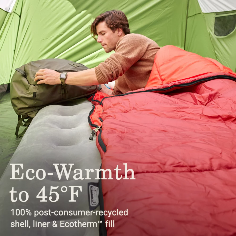 Coleman Flatlands™ 45°F Big & Tall Sleeping Bag 5 Coleman Flatlands™ 45°F Big & Tall Sleeping Bag - Image 3