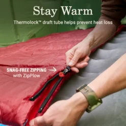 Coleman Flatlands™ 45°F Big & Tall Sleeping Bag 11 Coleman Flatlands™ 45°F Big & Tall Sleeping Bag -Coleman Coleman Flatlands SleepingBags 45F Red BT ATF4