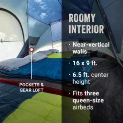 Coleman Skydome™ 10-Person Camping Tent XL, Blue Nights 12 Coleman Skydome™ 10-Person Camping Tent XL, Blue Nights -Coleman Coleman Skydome XL 10P BlueNights ATF3
