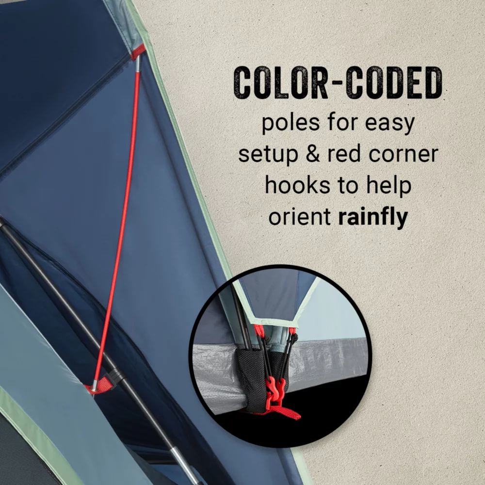 Coleman Skydome™ 12-Person Camping Tent XL, Blue Nights 8 Coleman Skydome™ 12-Person Camping Tent XL, Blue Nights - Image 6