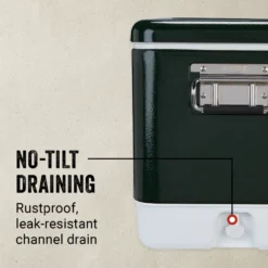 Coleman Vintage 54-Quart Steel Belted® Cooler 12 Coleman Vintage 54-Quart Steel Belted® Cooler -Coleman Coleman SteelBelted VintageGreen ATF4