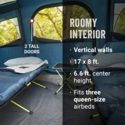 Coleman Sunlodge™ 10-Person Camping Tent, Blue Nights -Coleman Coleman Sunlodge 2000037536 10P BlueNights ATF3 2