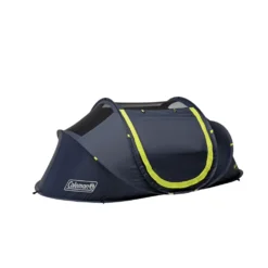 Coleman 2-Person Camp Burst™ Pop-Up Tent With Dark Room™ Technology -Coleman PopUpTent 2P DarkRoom Hero 3 4 Fly Off 0004 v2
