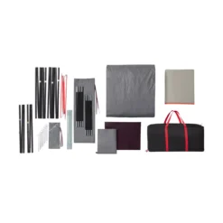 Coleman Skylodge™ 8-Person Camping Tent, Blackberry -Coleman Tent8P Cabin Conv ISR BB Overhead Content